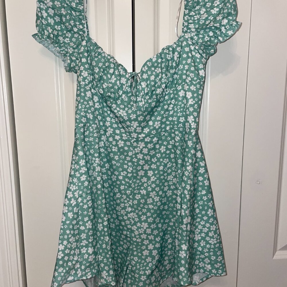 Floral Princess Polly Romper